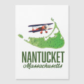 Nantucket Massachusetts Karte (Vorderseite)
