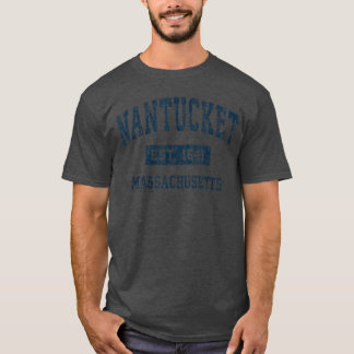Nantucket Massachusetts MA Vintage Sportdesign N T-Shirt