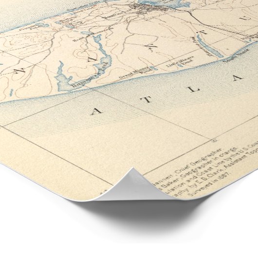 Nantucket, Massachusetts Poster (Ecke)