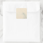 Nantucket, Massachusetts Quadratischer Aufkleber (Tasche)