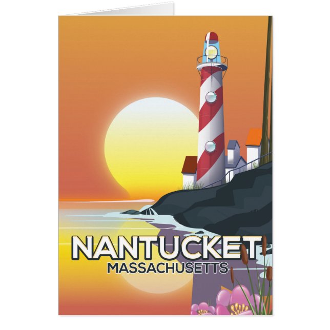 Nantucket Massachusetts Reiseplakat (Vorne)