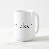 Nantucket Massachusetts Tasse (VorderseiteRechts)