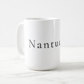 Nantucket Massachusetts Tasse (Vorderseite Links)