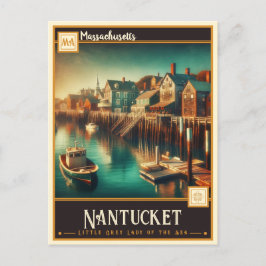 Nantucket, Massachusetts | VINTAG Postkarte