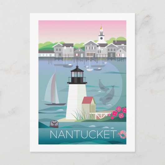 Nantucket Postkarte (Vorderseite)