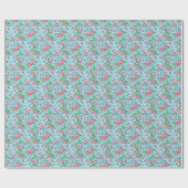 Nantucket Preppy Palm Beach Print Geschenkpapier (Flach)