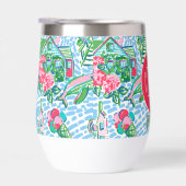Nantucket Preppy Palm Beach Print Mit Monogramm (Rechts)