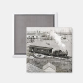 Nantucket Railroad Magnet (Vorderseite/Rückseite)