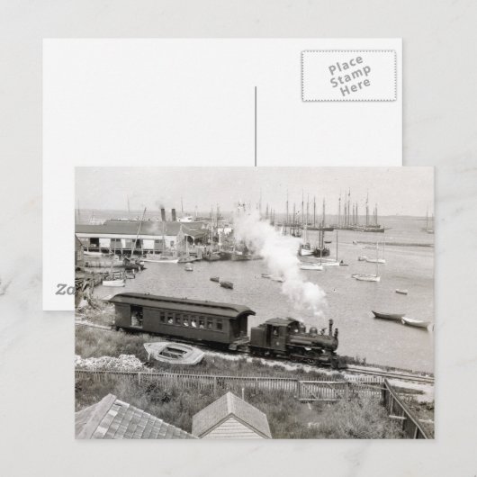 Nantucket Railroad Postkarte (Vorne/Hinten)