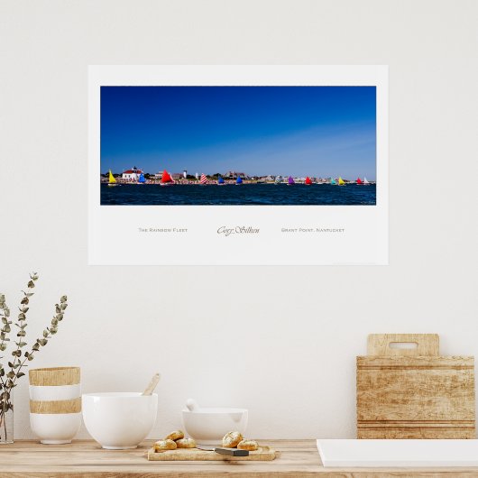 Nantucket Rainbow Fleet Poster (Küche)