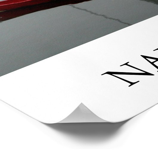 Nantucket Red Poster (Ecke)