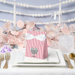 Nantucket Rot-Weiß-Party-Andenkenboxen Geschenkschachtel