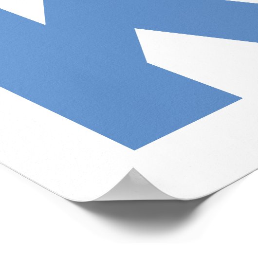 Nantucket-rotes und blaues typografisches Poster # (Ecke)