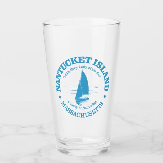 Nantucket (Segelboot) Glas (Vorderseite)