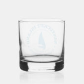 Nantucket (Segelboot) Whiskyglas (Rückseite)