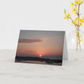Nantucket Sonnenuntergang Karte (Gelbe Blume)