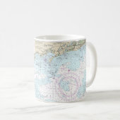 Nantucket Sound and Approaches Nautical Chart 1323 Kaffeetasse (VorderseiteRechts)
