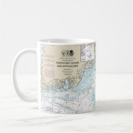 Nantucket Sound and Approaches Nautical Chart 1323 Kaffeetasse