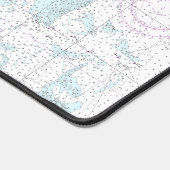 Nantucket Sound and Approaches Nautical Chart 1323 Schreibtischunterlage (Ecke)