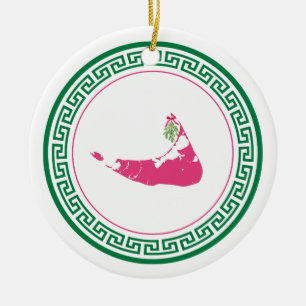 Nantucket Stroll 2025 Weihnachts-Ornament Keramik Ornament