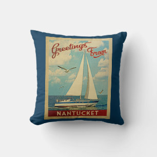 Nantucket Throw Kissenboot Massachusetts Kissen