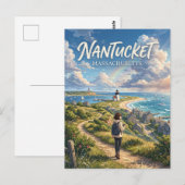 Nantucket USA Postkarte (Vorne/Hinten)