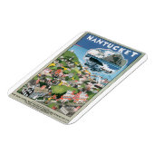 Nantucket Vintage Travel Poster Artwork Magnet (Linke Seite)