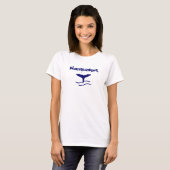 Nantucket Wal-Flosse T-Shirt (Vorne ganz)
