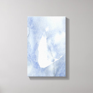 Nantucket Watercolor-Leinwand Leinwanddruck