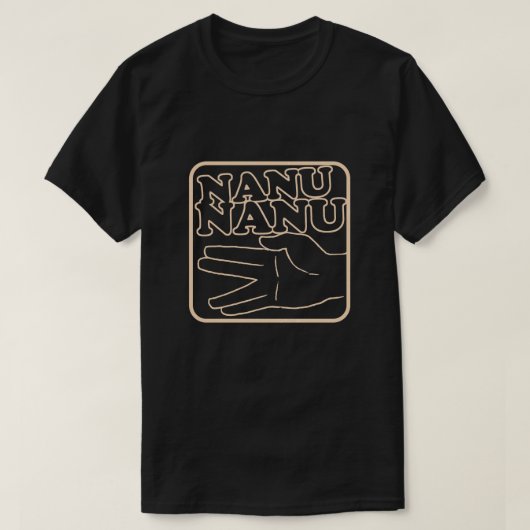 Nanu Nanu 70er Retro Pop Culture Graphic T-Shirt (Design vorne)