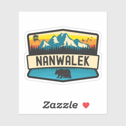 Nanwalek, Alaska Aufkleber (Blatt)