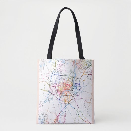 Nanyang China City Map Tasche (Vorderseite)