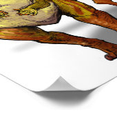 Nanyangosaurus - krebserregende Dinosaurier Poster (Ecke)