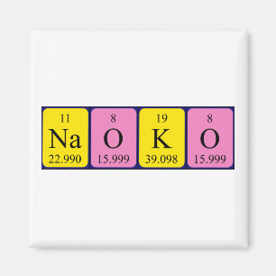 Naoko Periodenmagnet Magnet
