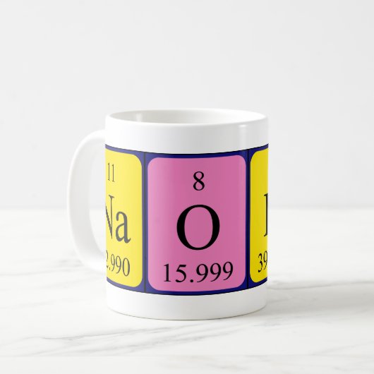 Naoko Periodenname Tasse (Vorderseite Links)