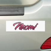 Naomi faded pink Aufkleber Sticker Autoaufkleber (Auf Auto)