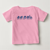 Naomi-Fingerabdruck Baby T-shirt (Vorderseite)