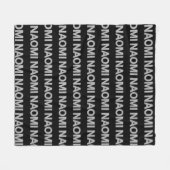 Naomi Fleece-Decke Fleecedecke (Vorderseite (Horizontal))