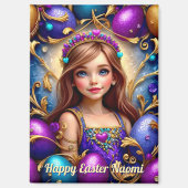 NAOMI ~ FROHE OSTERN ~  Magnet (Vorderseite)