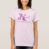 Naomi Girls Name bedeutet Monogramm-Shirt T-Shirt (Vorderseite)