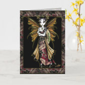 "Naomi" orientalische feenhafte Karte (Gelbe Blume)