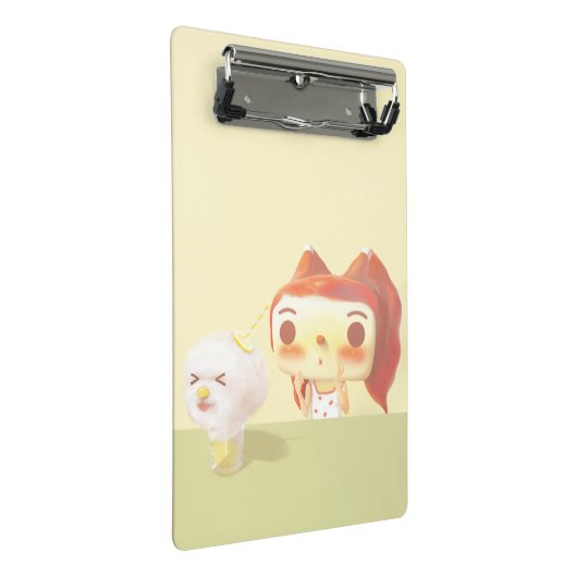 Naoughty Soda Mini Klemmbrett (Schrägansicht)