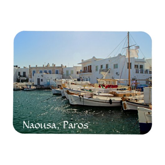 Naousa Paros Griechenland Magnet (Horizontal)