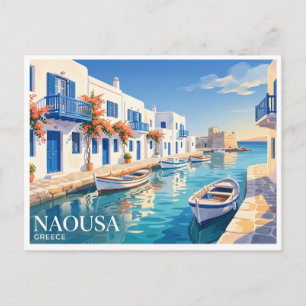 Naousa, Paros, Griechenland Postkarte