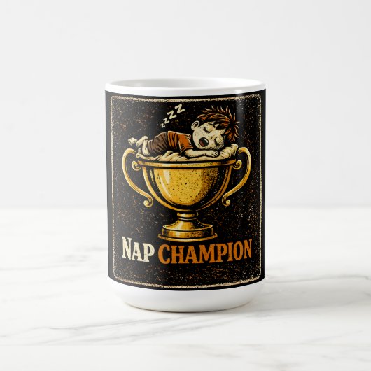 Nap Champion – Elite Sleeping Humor Pride Kaffeetasse (Mittel)