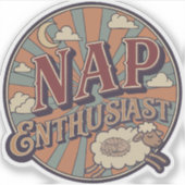 Nap Enthusiast Aufkleber (Vorderseite)