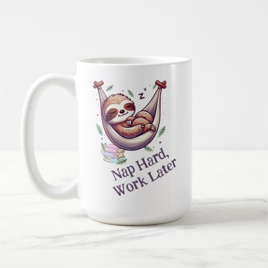 Nap Hard Sloth Kaffeetasse (Links)