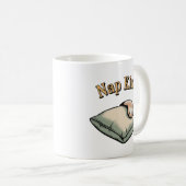 Nap King | Cozy Dog Dad Humor Kaffeetasse (VorderseiteRechts)