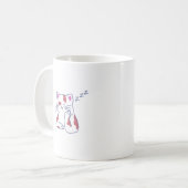 Nap-Modus-Tasse | Sleepy Kitty Vibes Kaffeetasse (Vorderseite Links)