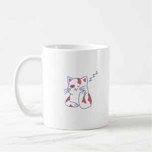 Nap-Modus-Tasse Sleepy Kitty Vibes Kaffeetasse